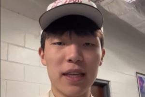 杨瀚森：很高兴被开拓者选中 感谢球迷们的支持 GO BLAZERS！图片